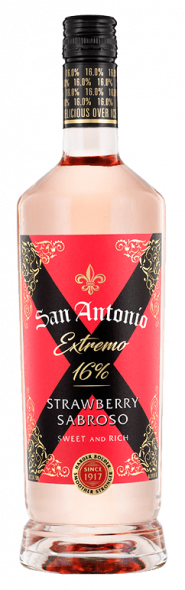 Bottle of San Antonio Extremo Strawberry Sabroso